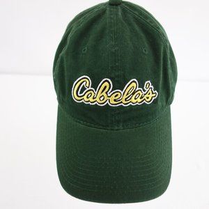 Cabela's Embroidered Strapback Green Baseball Cap Hat